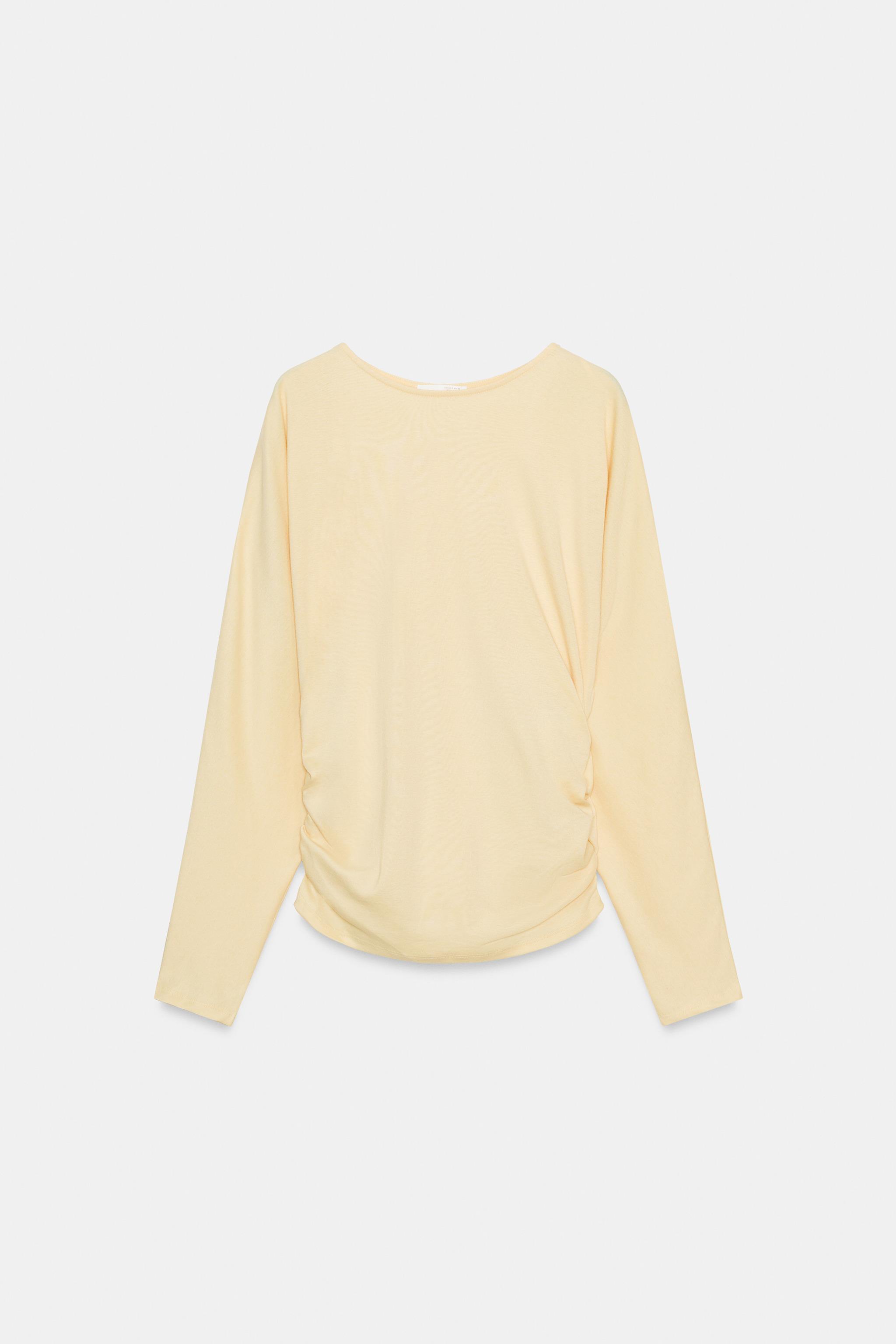 T-SHIRT DRAPÉ LATÉRAL